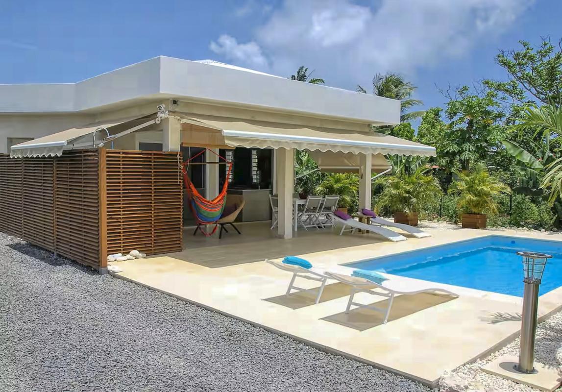 2.Location villa piscine Saint François Guadeloupe_Vue ensemble